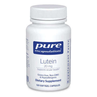 Pure Encapsulations Luteina 20 Mg 120 Capsulas Soporte Antioxidante Vision
