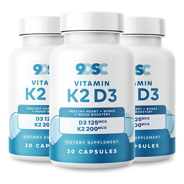Vitamina D3 K2 3 Pack 90 Capsulas Suplemento Salud Osea Absorcion Rapida