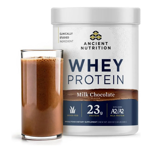 Proteína De Suero Alimentada Con Pasto Sabor Chocolate 20 Porciones Con Colágeno