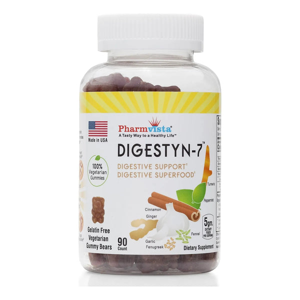 Gomitas Digestivas Orgánicas 200 Mg Con Jengibre Ajo Cúrcuma Digestyn7 90 Unidades