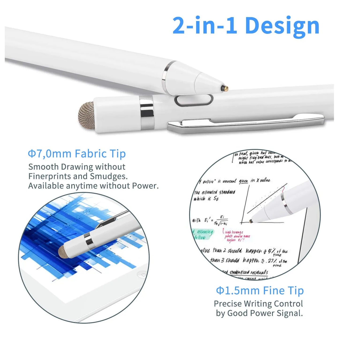 Lápiz Digital Ultrafino 0.15 Mm Para iPad Compatibilidad Amplia Precisión Profesional