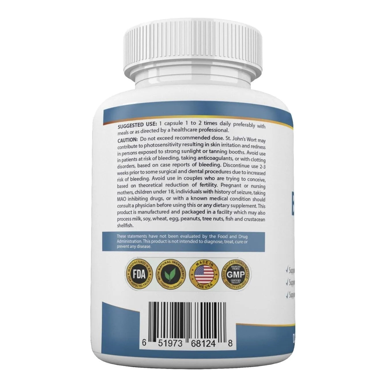 Brain Memory Pro Health Suplemento Cognitivo 30 Capsulas Natural