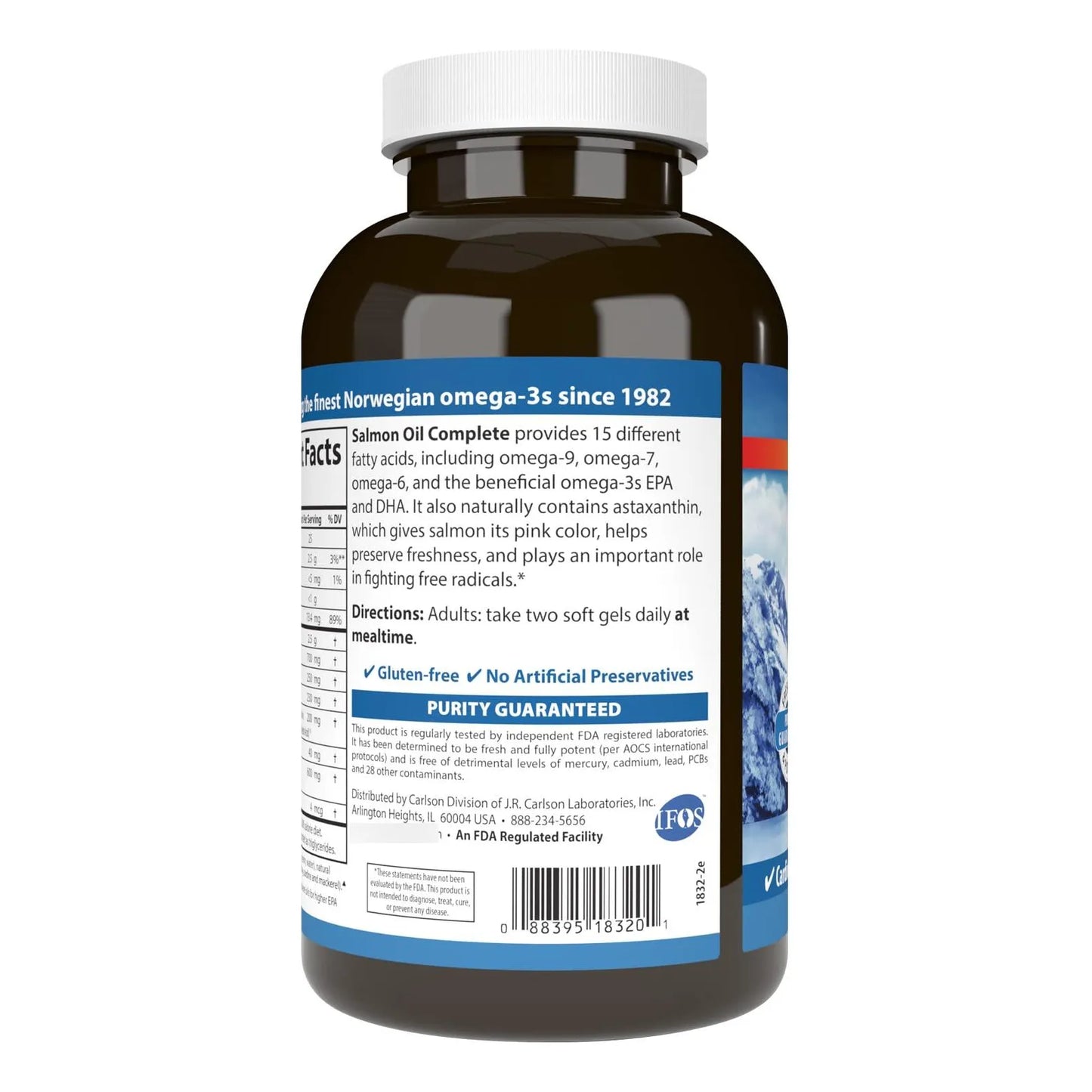 Aceite De Salmon Completo 700 Mg Omega 3 Astaxantina 240 Capsulas Noruego