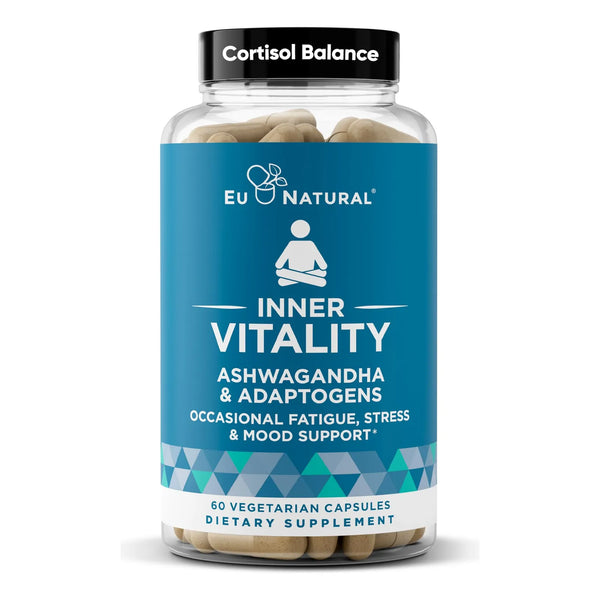 Vitality Cortisol Manager Suplemento Natural Para Energia Y Enfoque Con Ashwagandha Y Rhodiola