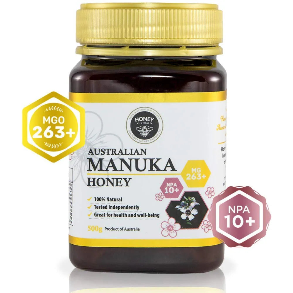 Miel De Manuka MGO 263 Cruda Orgánica Pura Edulcorante Natural