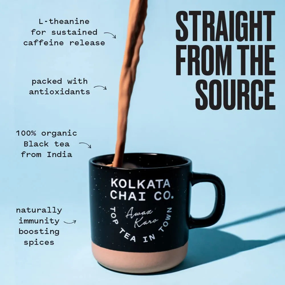 Combo Kolkata Chai Masala Y Rose Chai 40 Tazas Té Premium Especias Natural