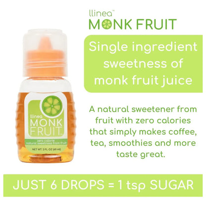 Endulzante Natural Fruta Del Monje 2 Botellas 400 Porciones Cero Calorias Sin Carbohidratos