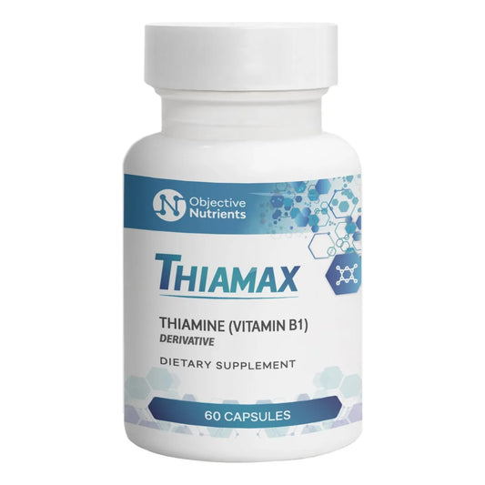 Thiamax Capsulas Vitamina B1 Tiamina Ttfd 100 Mg 60 Unidades Absorcion Superior Sin Rellenos
