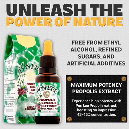 Extracto Liquido Propoleo Abeja Verde Brasil 30ml Sin Alcohol Puro Y Natural
