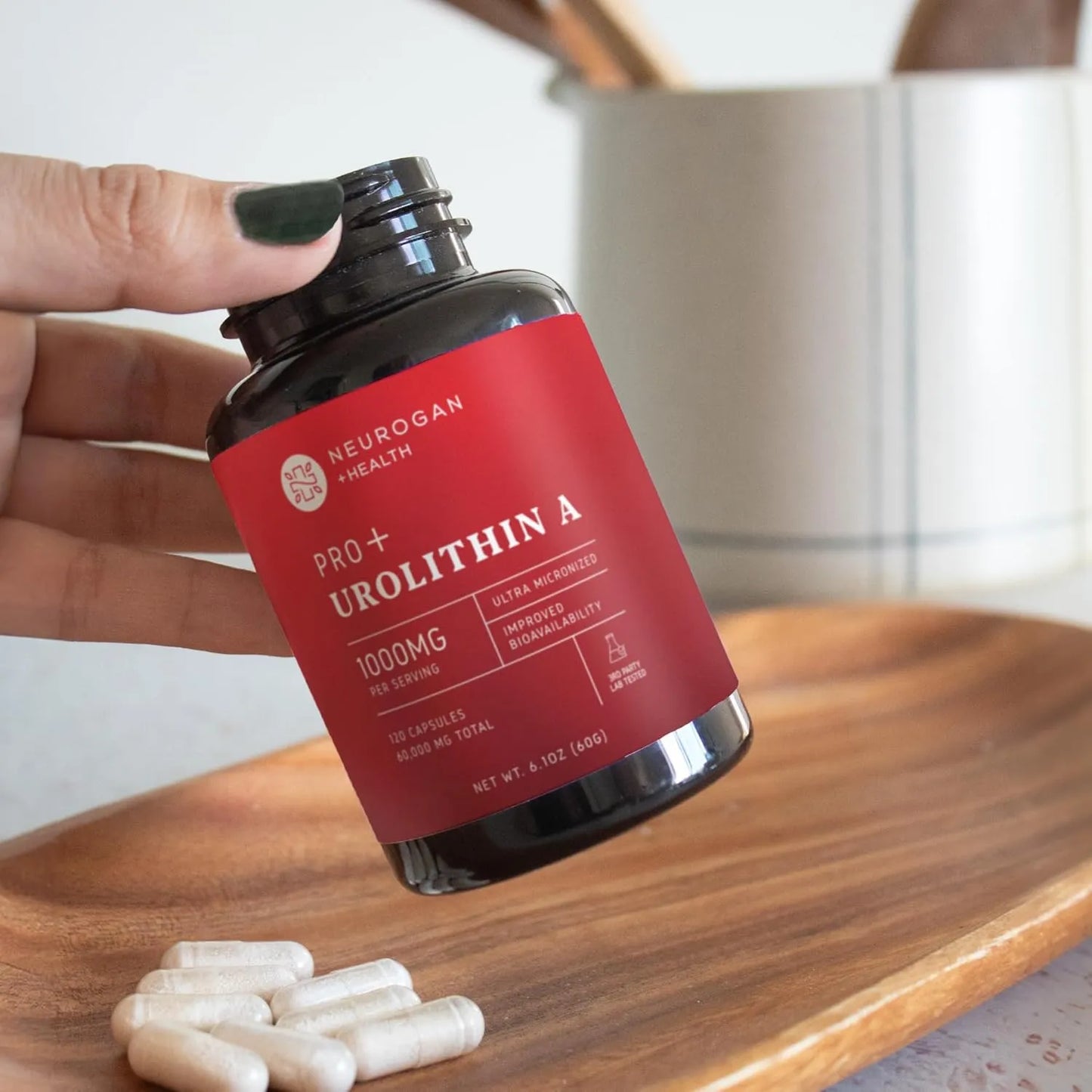 Capsulas De Urolitina A 1000 Mg 120 Unidades Salud Celular Y Energia Neurogan