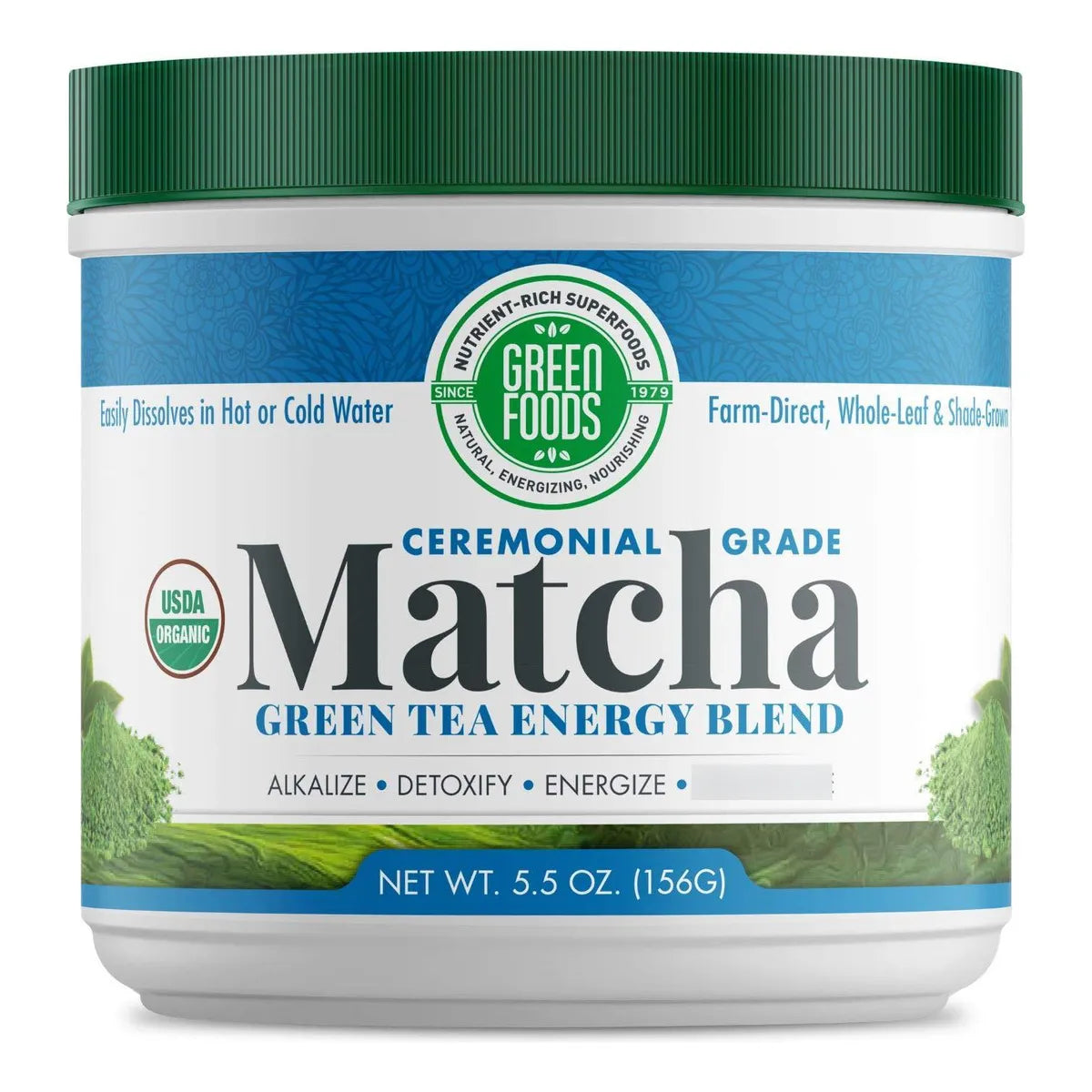 Té Verde Matcha Orgánico En Polvo 100g Energía Natural Antioxidante