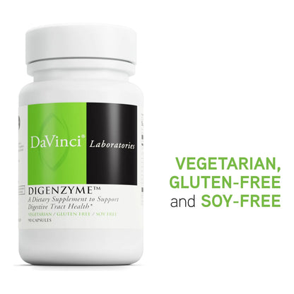 Capsulas Digenzyme 90 Unidades Suplemento Digestivo Sin Gluten Vegetariano