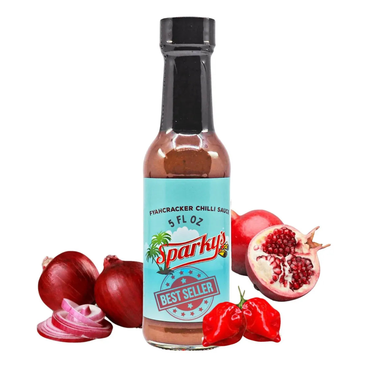 Salsa Picante Habanero Con Especias Caribeñas Ideal Para Todo Tipo De Platos