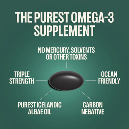 Aceite De Algas Omega 3 Dha Prenatal Orlo 60 Capsulas Mini Vegano