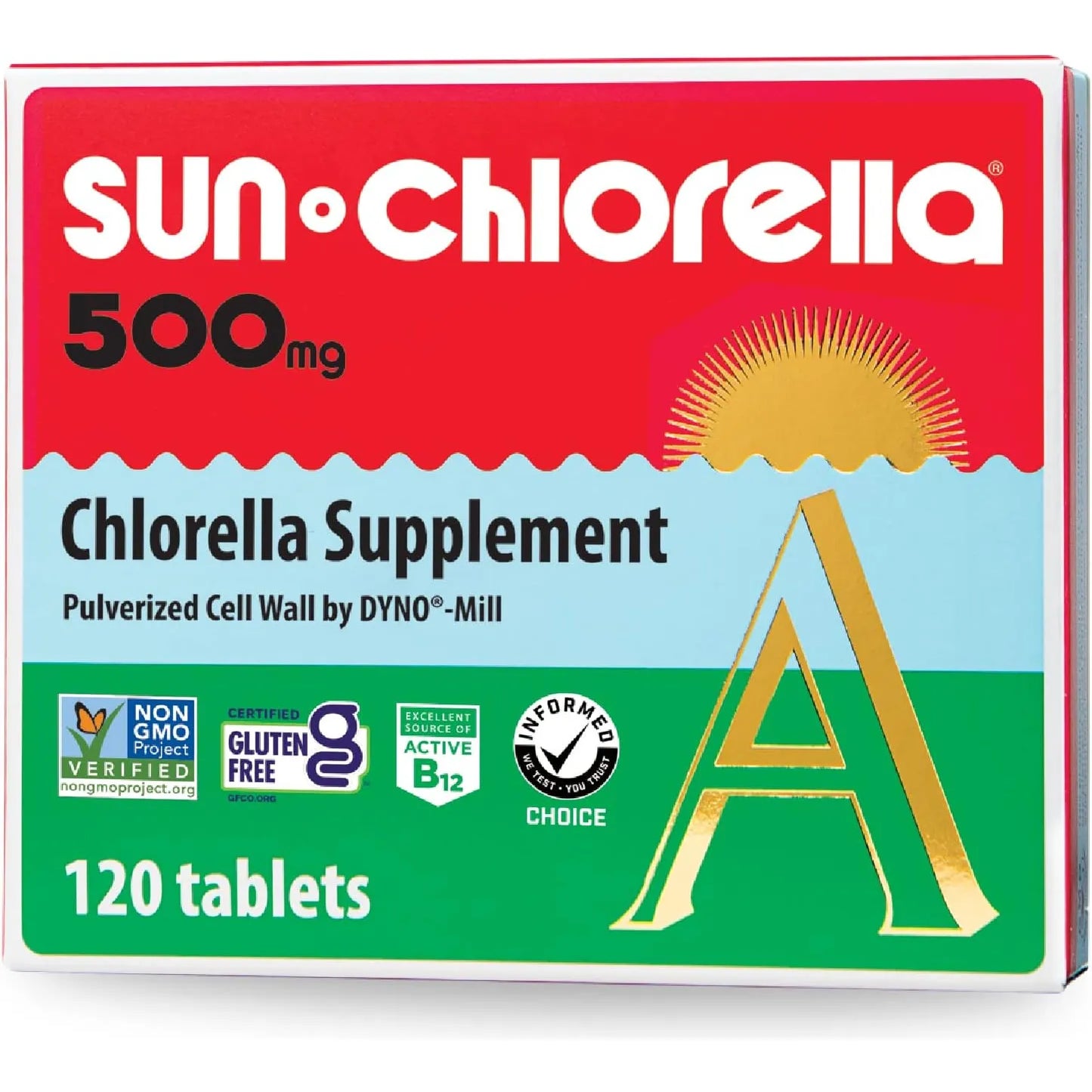 Tabletas De Alga Verde 500 Mg Defensa Inmunológica Energía Y Purificación 120 Unidades