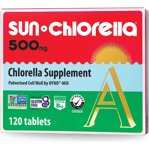Tabletas De Alga Verde 500 Mg Defensa Inmunológica Energía Y Purificación 120 Unidades