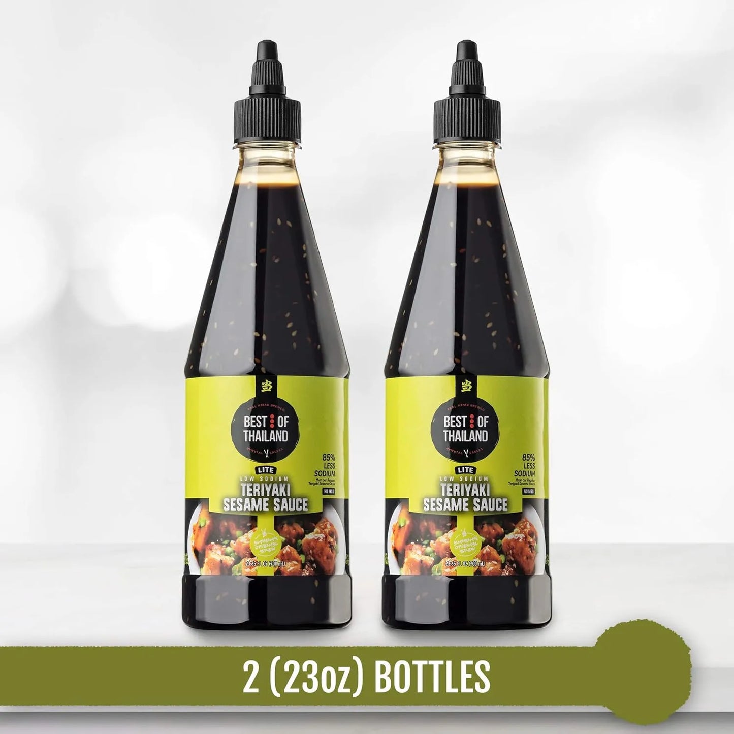Salsa De Soja Teriyaki Lite 2 Botellas 700 Ml Bajo En Sodio Auténtico Sabor Asiático