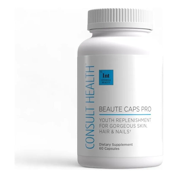 Beaute Caps Pro Cápsulas Crecimiento Cabello Piel Uñas 10500 Mcg Biotina