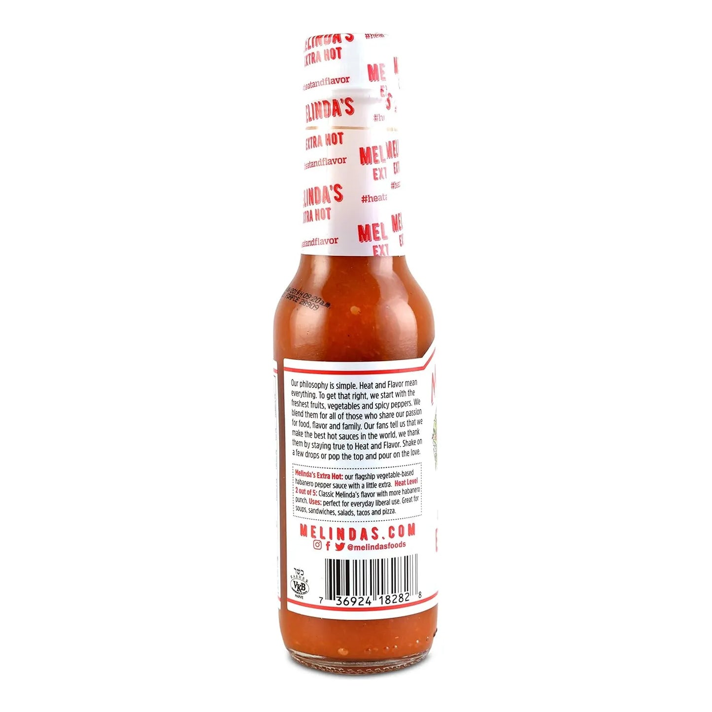 Salsa Picante Habanero Extra Picante Melindas Gourmet Con Pimientos Naturales