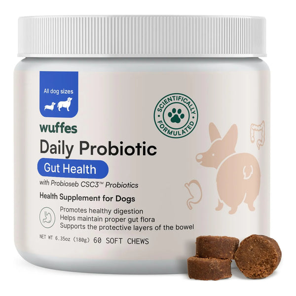 Masticables Probióticos Para Perros 60 Piezas Apoyo Digestivo E Inmunológico