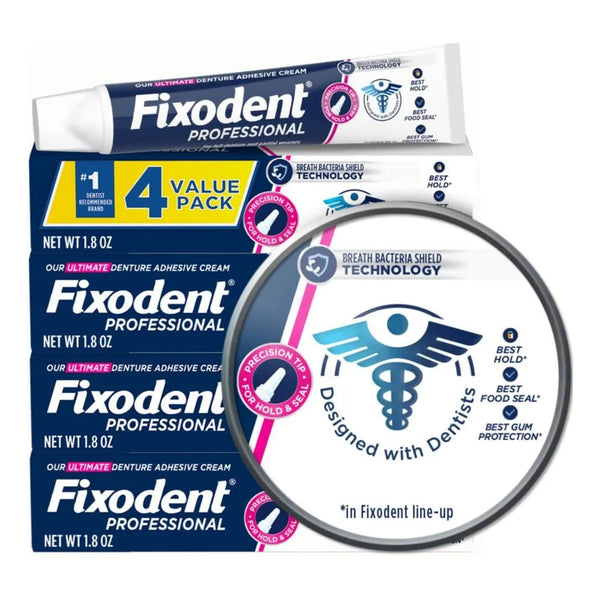Fixodent Professional Ultimate Crema Adhesiva Para Dentaduras Postizas Fuerte Sujeción Todo El Día
