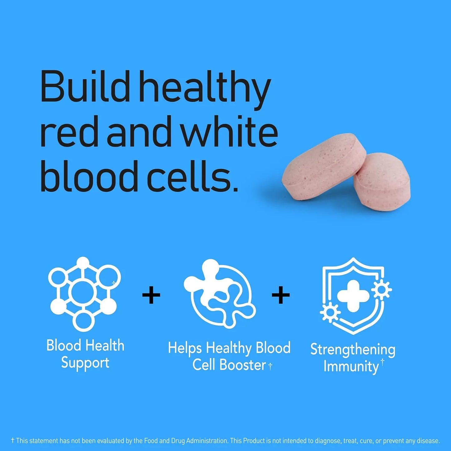 Suplemento Impulso Vital Glóbulos Rojos Blancos Hierro Vitaminas 90 Tabletas