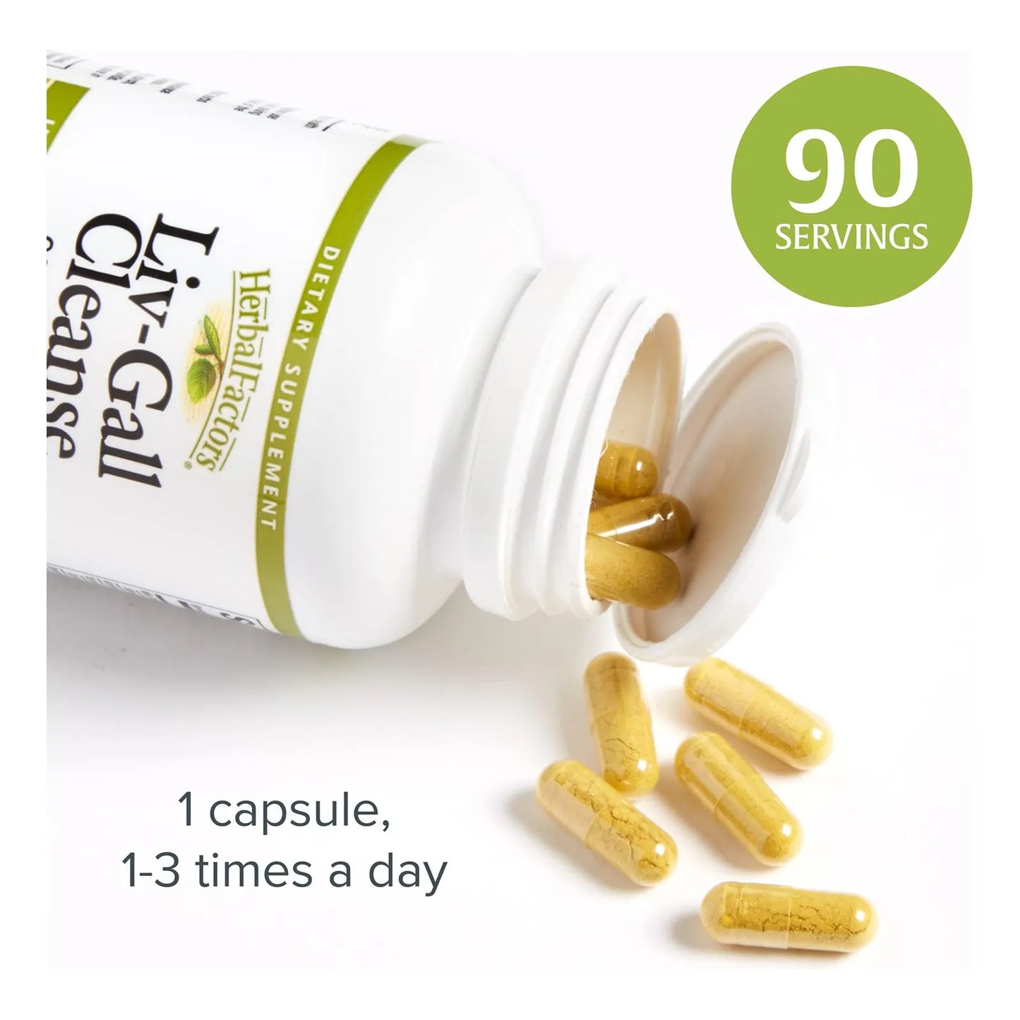 Liv Gall Cleanse Suplemento Hepático 90 Cápsulas Desintoxicación Natural Hígado Y Vesícula