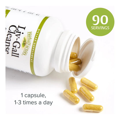 Liv Gall Cleanse Suplemento Hepático 90 Cápsulas Desintoxicación Natural Hígado Y Vesícula