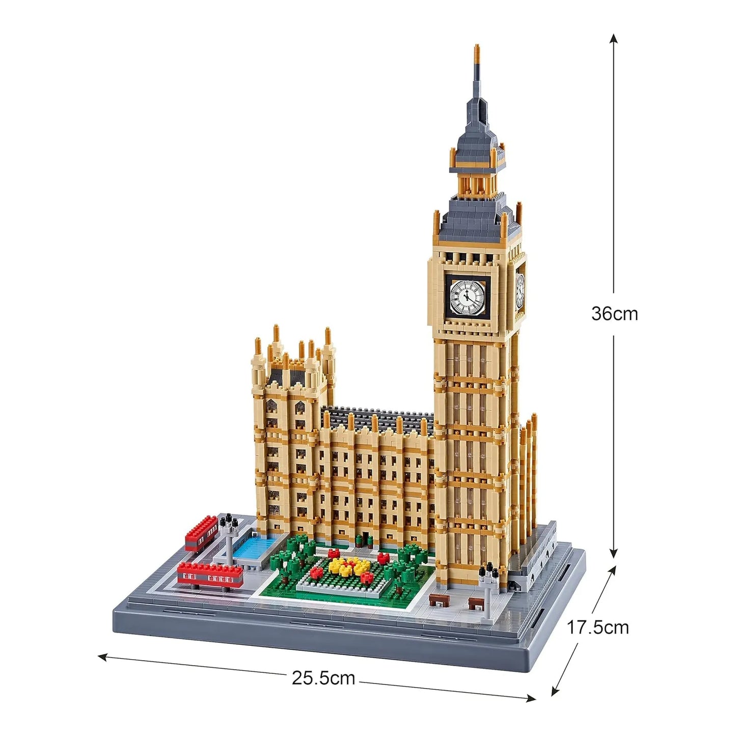 Juego De Bloques 6473 Piezas Modelo Arquitectónico Big Ben Para Adultos