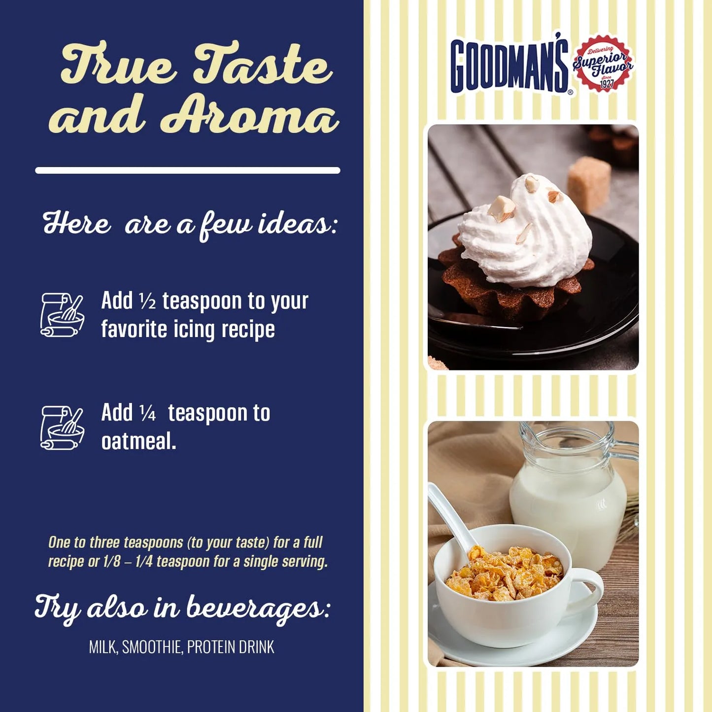 Extracto De Arce Natural Goodman's Bajo En Carbohidratos Y Calorías Aroma Profundo