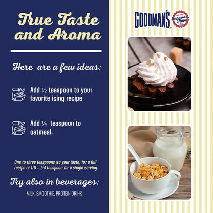 Extracto De Arce Natural Goodman's Bajo En Carbohidratos Y Calorías Aroma Profundo