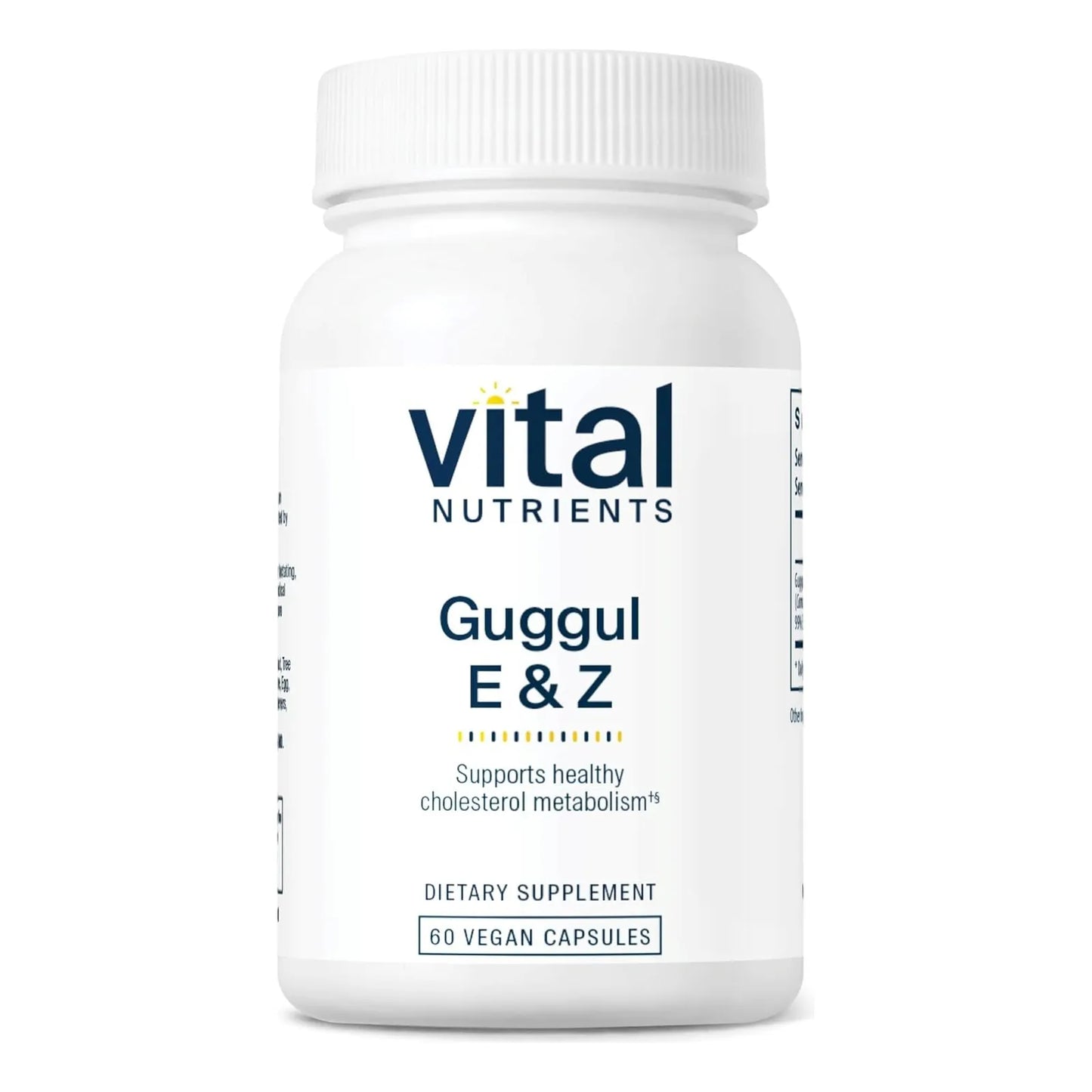 Guggul E Z Cápsulas Veganas Para Colesterol Saludable Vital Nutrients