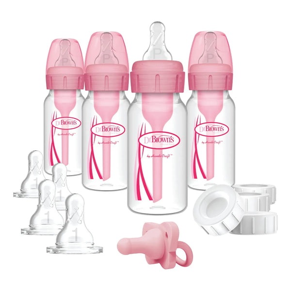 Juego Biberon Anticolicos Dr Browns Flujo Natural Con Extractor Y Chupon