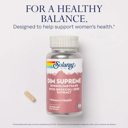 Dim Supreme 100 Mg 60 Cápsulas Suplemento Hormonal Natural Para Mujeres