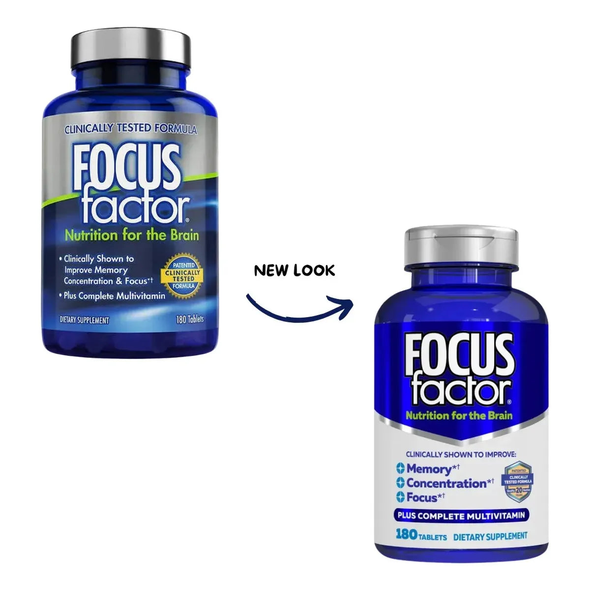 Tabletas Focus Factor Original De Concentración Vitamins180 Sin Sabor - Imagen 4