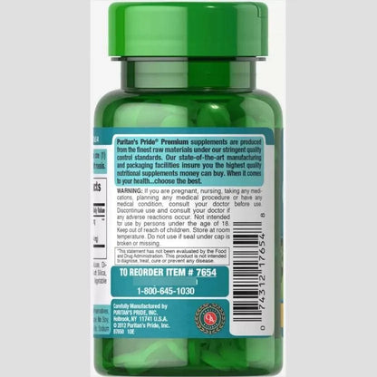 Extracto De Ginkgo Biloba Estandarizado 60 Mg 120 Tabletas Puritan's Pride