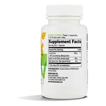 Capsulas De Curcuma 60 Unidades Antioxidante Natural Antiinflamatorio