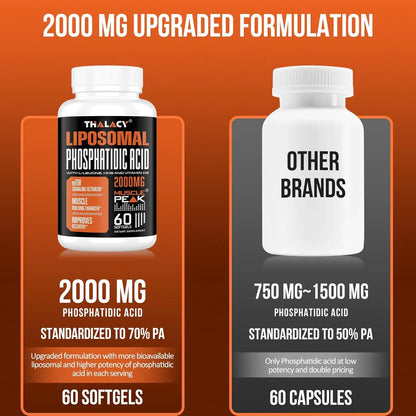 Acido Fosfatidico Liposomal 2000 Mg Thalacy Ganancia Muscular Alta Absorcion