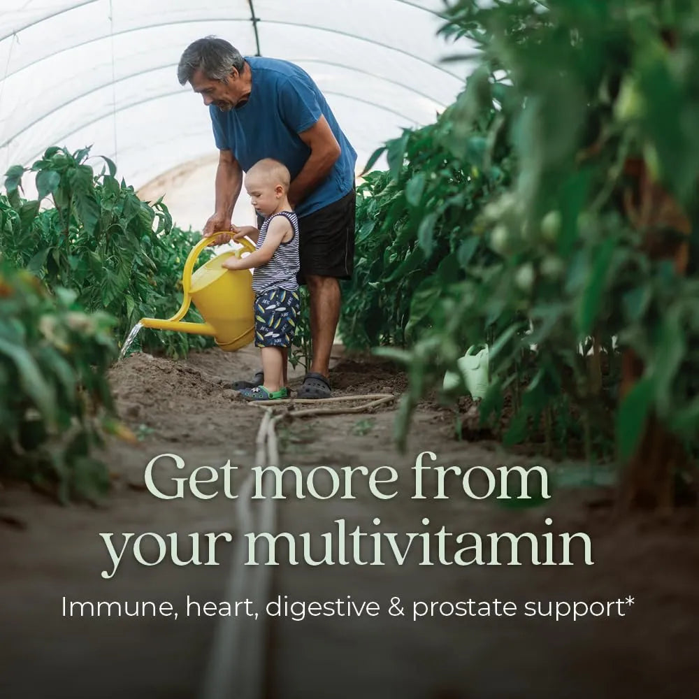 Multivitamínico Hombres 50 Plus Con Probióticos Y Astaxantina Apoyo Inmunológico Y Energía
