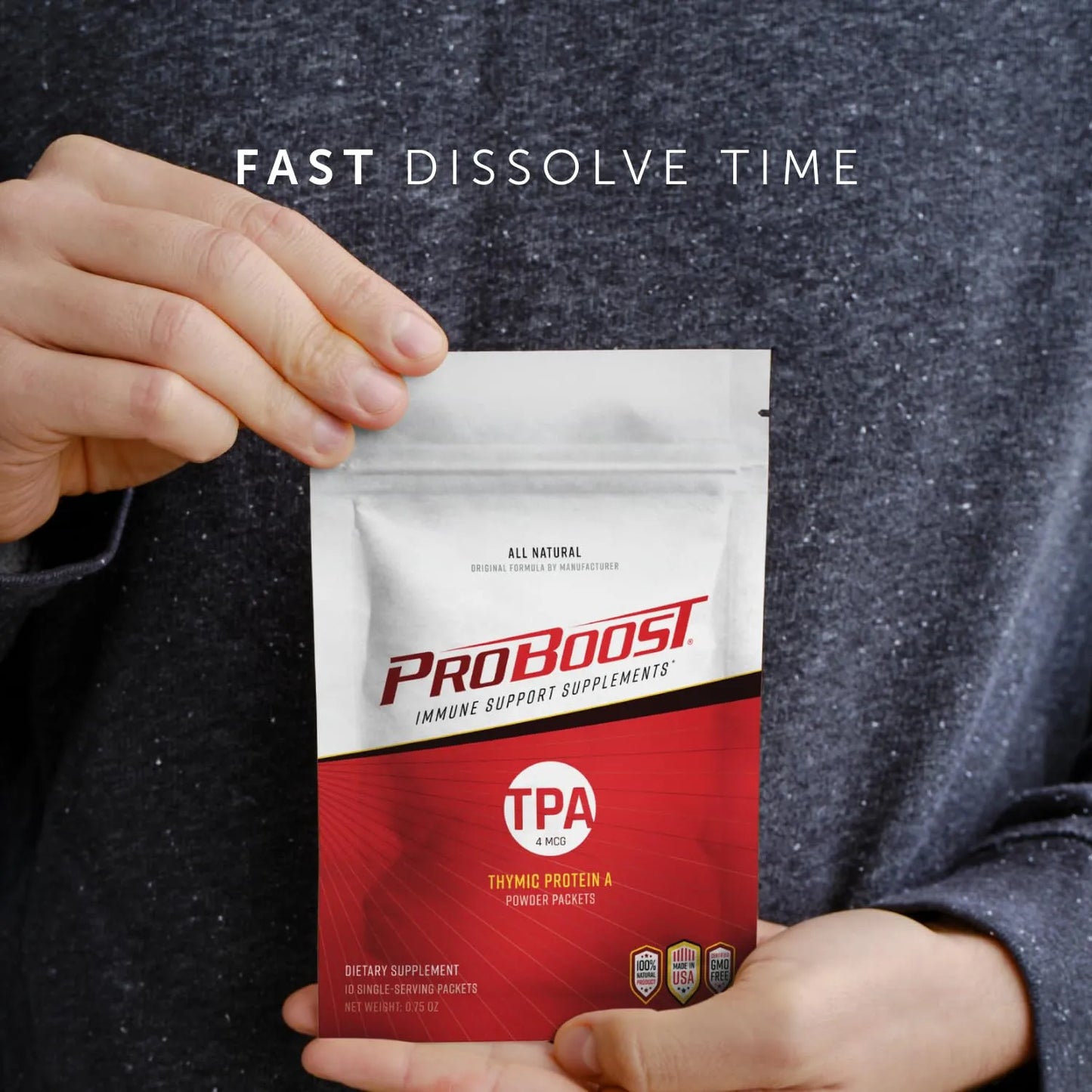 Proteina De Timo En Polvo 4 Mcg TPA Apoyo Inmunologico Natural Sin OMG