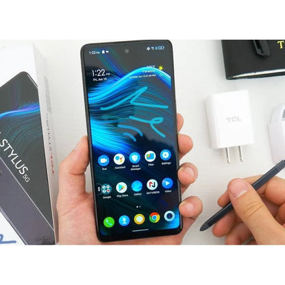 Lápiz Capacitivo Repuesto Compatible Tcl Stylus 5g Color Negro 2 Unidades
