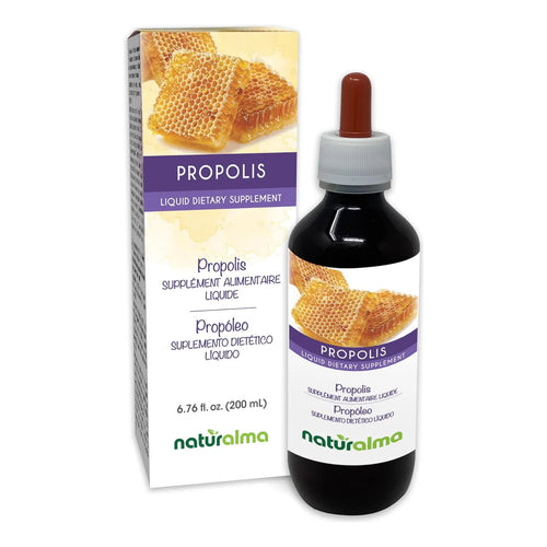 Tintura De Resina De Propóleo Natural Extracto Líquido 6.76 Onzas Sin Alcohol Suplemento Dietético