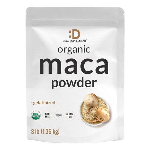Polvo De Maca Peruana Organica 3 Libras Gelatinizada Facil Digestión Energía Vitalidad