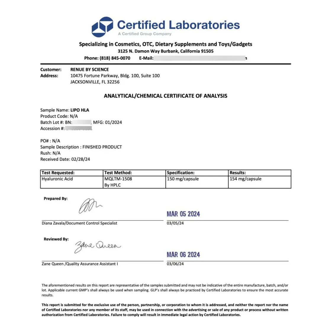 Ácido Hialurónico Liposomal 90 Cápsulas 150 Mg Hidratación Piel Y Articulaciones