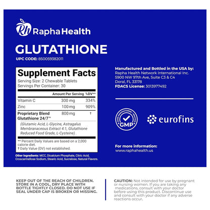 Paquete Doble Glutatión Con Vitamina C Y Zinc Antioxidante 120 Tabletas