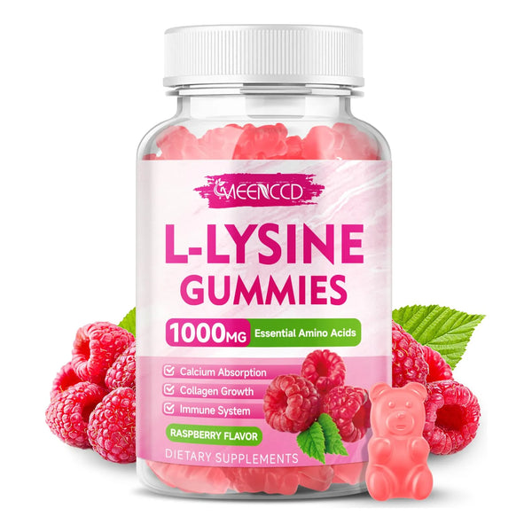 Gomitas L Lisina 1000 Mg Refuerza Sistema Inmunologico Y Salud Oral Sabor Frambuesa