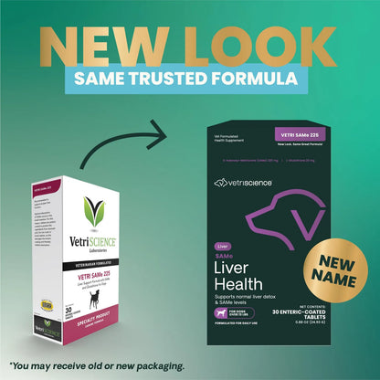 SAMe Tabletas Salud Hepática 225 Mg Para Perros Y Gatos Soporte Hepático Y Cognitivo