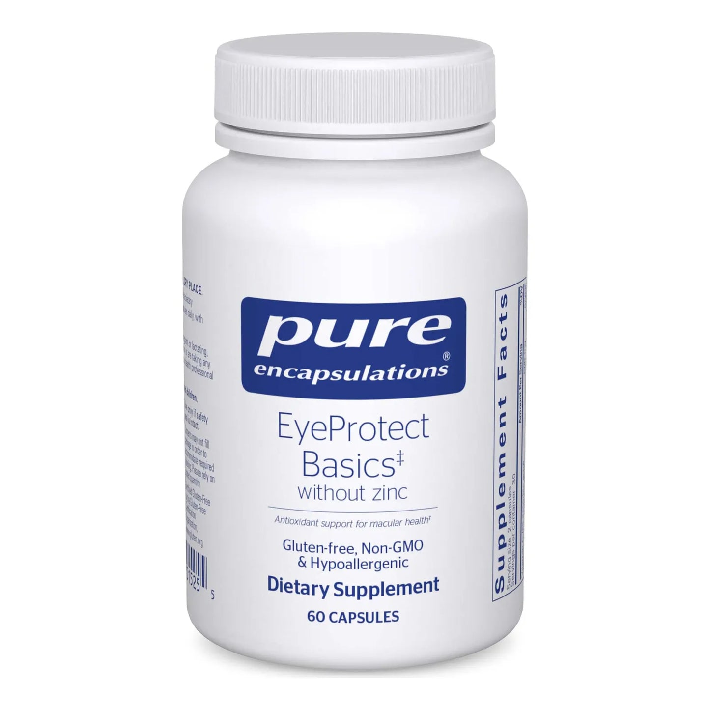 EyeProtect Basics Suplemento Ocular Antioxidante 60 Capsulas Sin Zinc