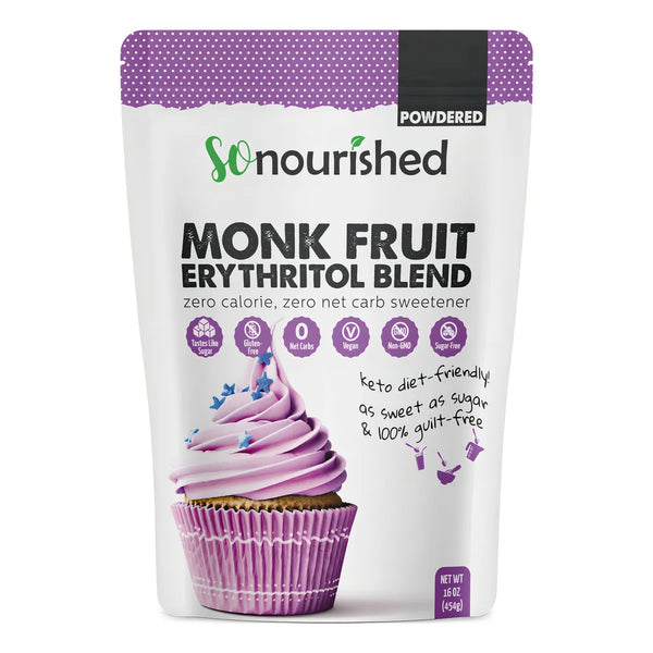 Edulcorante Monje Fruta Eritritol Granular Sustituto De Azúcar 1 1 Keto 0 Calorías