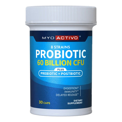 Probiótico 60 Mil Millones UFC Mezcla Triple 8 Cepas Con Prebióticos Digestión E Inmunidad